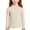 Beige, variant on YOUYEDIAN Girls Lettuce Trim Mock Neck Shirt Kids Casual Cute Slim Long Sleeve Basic Tops Toddler Athletic Soft Cotton Clothes (Beige, 2-3 Years)
