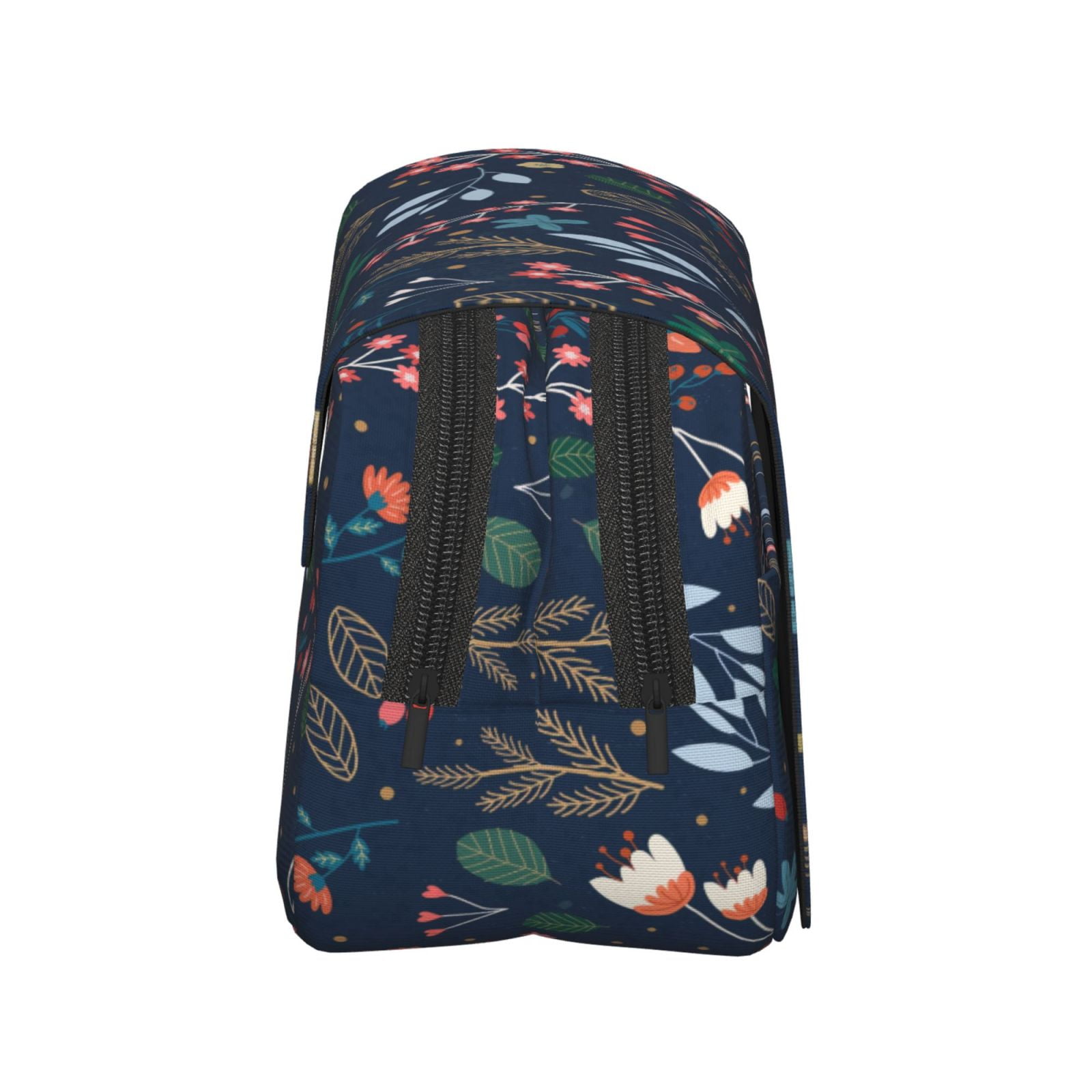 Rateoe Colorful Flowers Pattern Double Clamshell Pen Case, Storage Organizer with Two Zipper Compartments– Holds Up to 50 Pencils & Pens