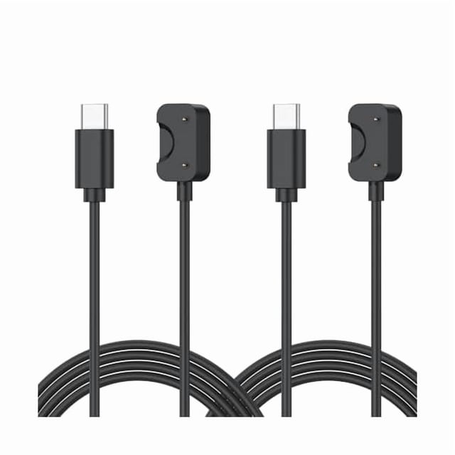 ccwmincc Cable for Samsung Galaxy Fit 3 Charger, 3.3ft Magnetic Replacement Charging Cable Dock Stand for Galaxy Watch Fit 3 SM-R390 Smartwatch (2*USB C)