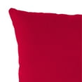 thumbnail image 6 of Jordan Manufacturing 16" x 16" Really Red Solid Square Outdoor Throw Pillow (2 Pack), 6 of 11