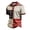 Beige, variant on Men's USA Patriotic Polo Shirt American Flag 4Th of July Golf Shirts for Men with Waffle Knit Texture and Red Collar Sky Blue M