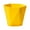 💖 Yellow_Base#4283, variant on Blaxill Large Thickened Plastic Flower Pot Planter | Durable Indoor Outdoor Nursery Container | Reinforced Design | Integrated Drainage Holes Saucer | 16.5×16×14.5cm | Bright Colors | 1 Pack