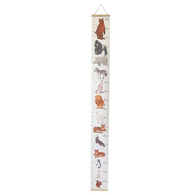 Dsscvnef Growth Chart for Kids Canvas Height Chart Ruler Removable Hanging Wall Ruler Measurement Chart for Home Decoration Measuring Board Foldable T Posts for Fencing 6 Reticle Leveler
