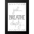 thumbnail image 2 of Shamp, Cindy 13x18 Black Modern Framed Museum Art Print Titled - Just Breathe Deeply, 2 of 5