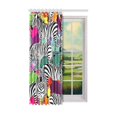 thumbnail image 2 of MKHERT Black and White Zebra Window Curtain Living Room,Bedroom Window Drapes 52x84 inch, 2 of 3