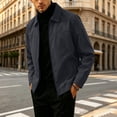 thumbnail image 4 of Lightweight Zip Up Jackets for Men Side Pockets Fall Spring Casual Work Outerwear, 4 of 6