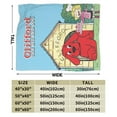 thumbnail image 4 of Clifford The Big Red Dog Blanket Ultra Soft Flannel Throw Blanket Warm Cozy Fleece Blankets Gifts for Boys Girls Adults Travelling Camping Sofa Bed 60"X50", 4 of 8