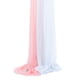 thumbnail image 4 of Telón de fondo de paneles de cortina de boda Colco 70x550cm Blanco y Rosa Melocotón, 4 of 8