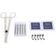 thumbnail image 2 of Kit de herramientas para perforación corporal profesional, juego de agujas de acero inoxidable para oreja, nariz, ombligo y pezón, 2 of 5