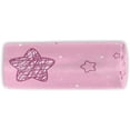thumbnail image 4 of Customize Pink Five-Pointed Star Flashes Cylindrical Pencil Bag, Pencil Box Zipper Stationery Bag, Wash Bag, 4 of 4