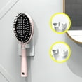 thumbnail image 4 of Adjustable Wall Mounted Hair Brush Holder and Dryer Hanger Storage Rack for Organized Bathroom Vanity, 4 of 8