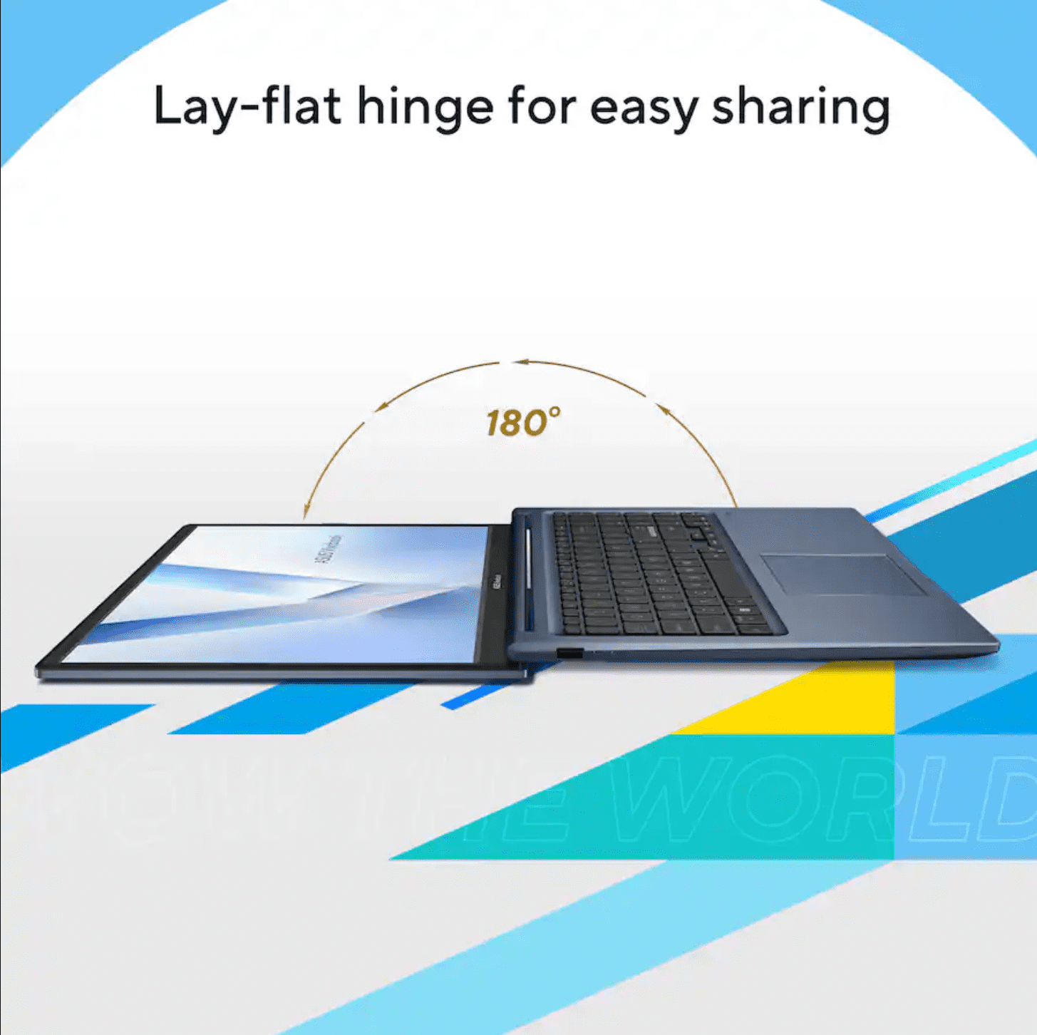 ASUS - Vivobook 15 15.6" FHD Laptop - Intel Core 3 100U (2024) - 8GB Memory - 128GB Storage - Quiet Blue