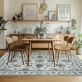 thumbnail image 3 of SARAG 5'x7' Washable Area Rug, Modern Floral Home Decor Rugs, Low Pile Non-Slip and Stain Resistant Carpets for Living Room Bedroom Kitchen Dining Room Farmhouse Office, 3 of 8