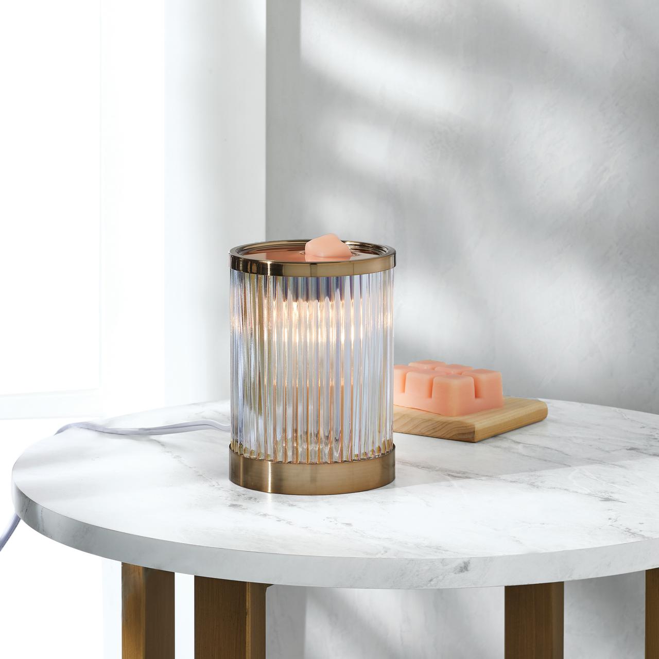 Better Homes & Gardens Ribbed Glass Wax Warmer, Full photo 2