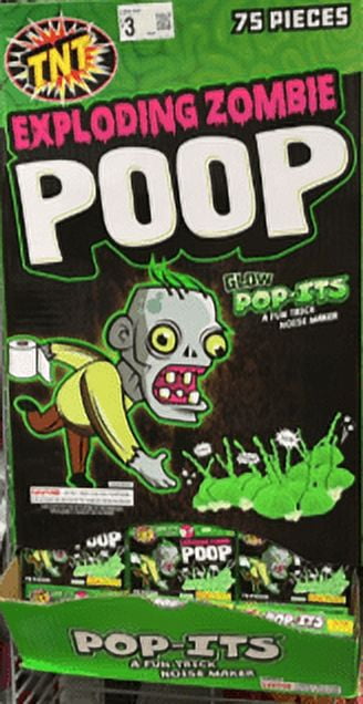 TNT Fireworks Zombie Poop, Novelty Pop Its, Halloween,  Party