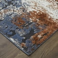 thumbnail image 3 of Feizy Gilmore Modern Distressed, Ivory/Blue/Taupe, 10' x 14' Area Rug Stain Fade Resistant Pet & Kid Friendly Casual Abstract Floor Rug for Living room Bedroom, 3 of 9