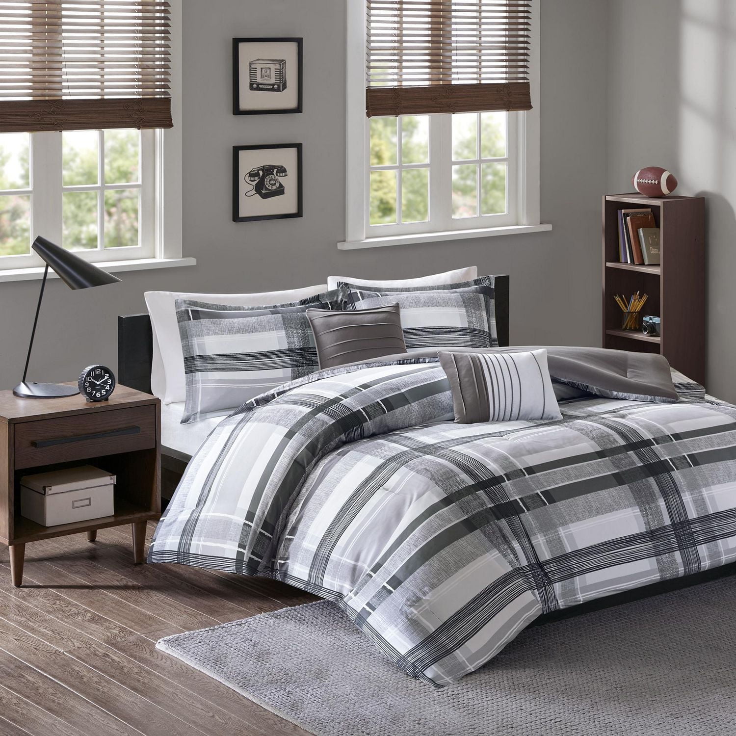 Home Essence Apartment Slate Comforter Set