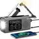 thumbnail image 3 of Radio de Emergencia con Manivela, Multifunción, AM/FM/, Solar, con Alarma SOS, 4000 MAh, Color gris, 3 of 5