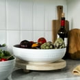 thumbnail image 3 of Staub Ceramic 11.5-inch Shallow Serving Bowl - White, 3 of 6