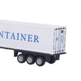 thumbnail image 2 of Container Truck Toy Model Pull Back Exquisite Vivid Alloy Toy Truck for Kids Home Outdoor, 2 of 4