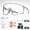 Transparent Gray, variant on UV400 Photochromic Polarized Safety Glasses, Impact Resistant Outdoor Sports & Work Eyewear, Cycling Glasses