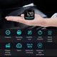 thumbnail image 2 of Pantalla frontal HUD universal para coche Interfaz OBD II/GPS Velocidad del vehículo MPH KM/h RPM del motor Medición de advertencia de exceso de velocidad, 2 of 5