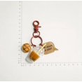 thumbnail image 5 of Bonita mochila con forma de oso flotante para llaves de coche, colgante para niñas, mujeres, bolso de mano de acrílico, billetera, llavero líquido, 5 of 5