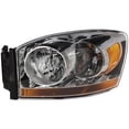thumbnail image 5 of For Dodge Ram 1500 / 2500 / 3500 Headlight 2006 Pair Driver and Passenger Side For CH2518114 | 55077795AD, 5 of 6