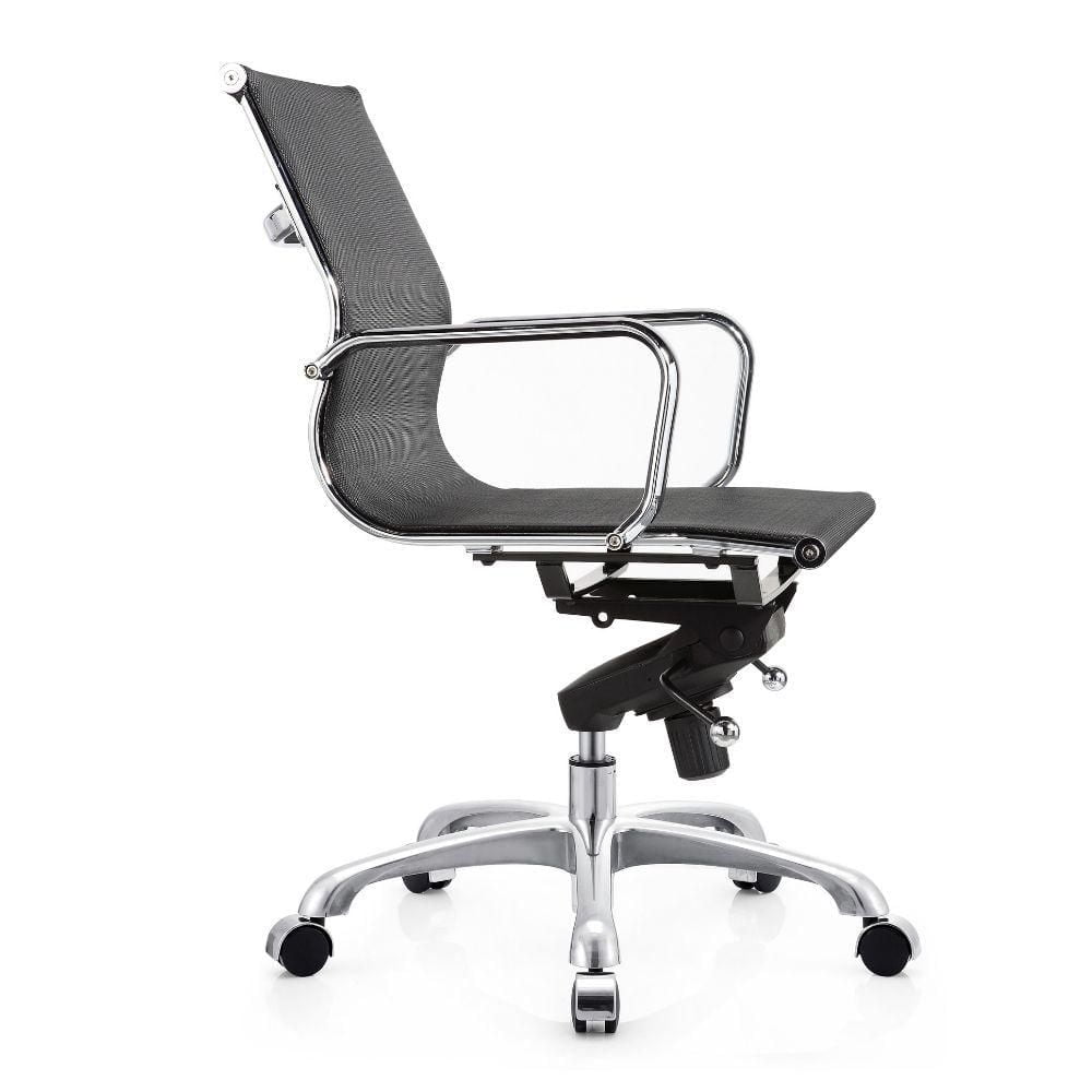 Miya Executive Mesh  Office Chair, Mid-Back Executive Swivel Mesh Office Desk Chair, Upholstery, Lumbar Support, Modern Style