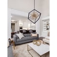 thumbnail image 3 of Artcraft Lighting Sunburst  8Light Chandelier, 3 of 9