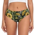 thumbnail image 1 of Balery Sunflowers Ropa Interior de Algodón para Mujer con Dibujo – Braguitas Cómodas y Elásticas, Estilo Clásico-Large, 1 of 6