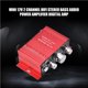 thumbnail image 4 of Amplificador De Potencia Estéreo Aluminio Portátil Práctico Mini Pequeño Ligero Portátil Blanco Universal Potente Amplificador De Potencia Digital Para Radio Estéreo Audio Coche Vehículo Hogar Minnieouse EL009403-00, 4 of 5