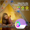 thumbnail image 6 of Mini Karaoke Machine Speaker for Kids Adults, Portable Bluetooth Microphone Song Toys with LED Light, Best Chritmas Birthday Festival Gift for 3 4 5 6 7 8+ Year Old Girls Boys (Purple-2MIC), 6 of 8