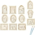 thumbnail image 2 of Honmine Halloween Ghost Frames Craft Kit, Halloween Ghost DIY Wooden Crafts Picture Frame Craft Kit for Home Decor Classroom Activities, 2 of 6