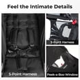 thumbnail image 4 of INFANS Jogging Stroller, Jogger Travel System with Shock Absorbing Suspension Dining Plate Cup Holder Adjustable Backrest, Lightweight Baby Strollers for Newborn, 4 of 9