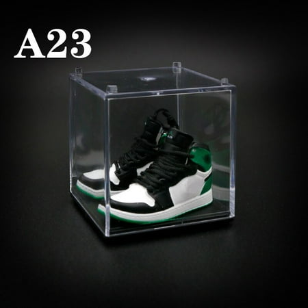 

3D Mini Basketball Shoes Mania Model Creative Hollow Sneakers Souvenir 3D Car Trim Decoration Gift