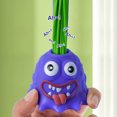 thumbnail image 3 of Screaming Monster Toys Juguete que grita para tirar del pelo para niños y adultos (púrpura), 3 of 7