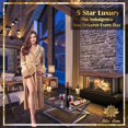 thumbnail image 3 of Womens Bathrobe with Slipper Set - GODDESS - Plush Long Spa Robe for Women - Lifetime Durable, 5 Star Hotel Curated Bathrobe with Zero Exposure Belt, Hood & Pockets - Anti-Pill, Snuggly, All Season, 3 of 7