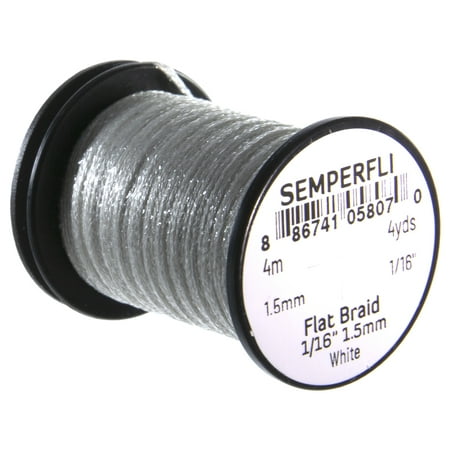 

SemperFli Flat Braid 1.5mm 1/16 White