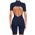 thumbnail image 4 of Combinaison d'Entraînement Sans Couture pour Femmes Combinaison Confortable Extensible pour Entraînement Physique et Tenue Décontractée, 4 of 7