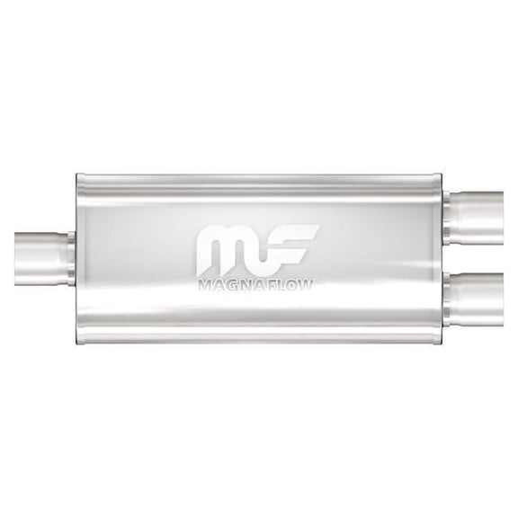 MagnaFlow Muffler Mag SS 5X8 14 3/2.5 - 14221 Fits select: 2002-2006 CHEVROLET SILVERADO, 2004-2008 DODGE RAM 1500