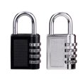 thumbnail image 2 of 4 Pack 4 Digit Combination Padlock Heavy Duty Combination Code Lock, Black, 7.9*4cm, 2 of 4