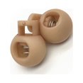 thumbnail image 4 of VONKY 2pcs Cord Stoppers Lock End Toggles Spherical Hole Tightening Locks Tool Rope Clasp Sportswear Drawstring Lanyard Button Khaki, 4 of 7