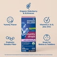 thumbnail image 4 of Mommy's Bliss Organic Baby Elderberry Drops, Immune Support with Vitamins, Prebiotics, Zinc & Organic Echinacea, Age 4 Months + 3 fl oz (36 Servings), 4 of 9