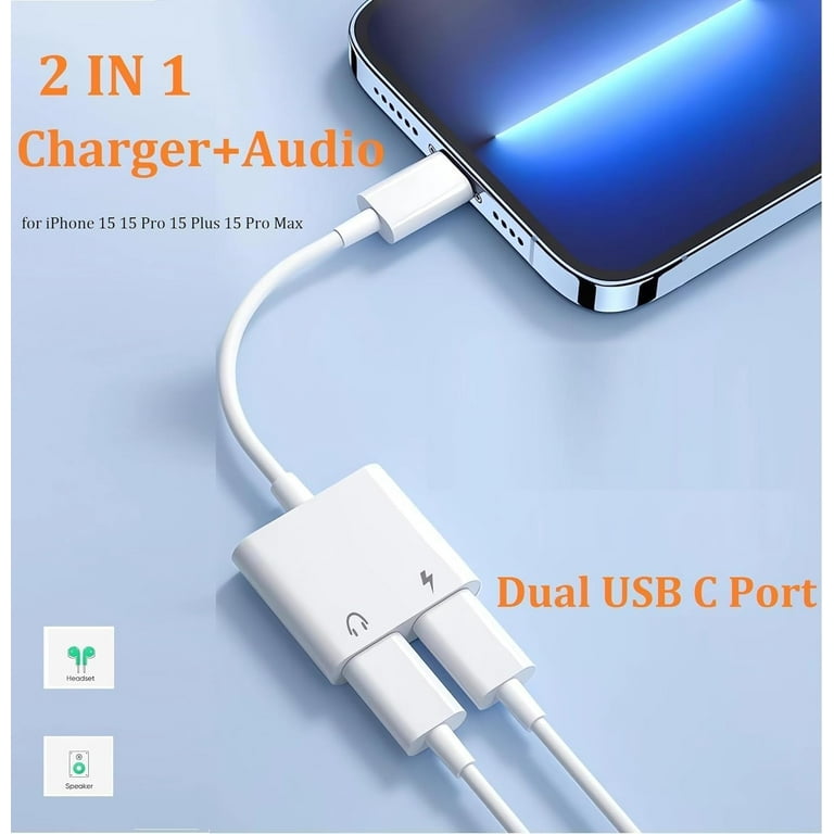 16 Pro Max Iphone Charger Plus Headphone USB C To USB C Headphone