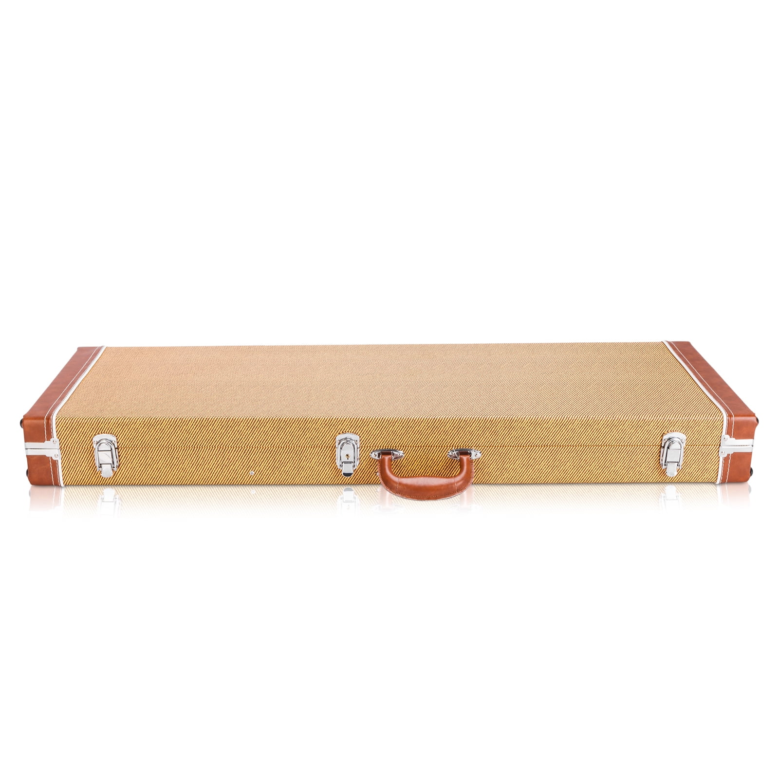 Electric Guitar Square Hard Case Flat, Yellow