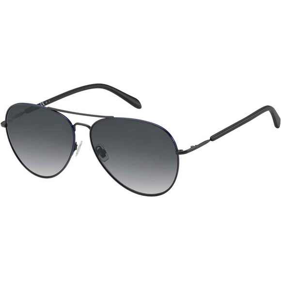 Fossil Lunettes de Soleil pour Homme Style Fos 3104/G/S Aviateur Noir Mat 61 Millimètres