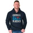 thumbnail image 4 of American Freedom Declare Independence Unisex Plus Fleece Graphic Sweatshirt Brisco Brands 3X, 4 of 6