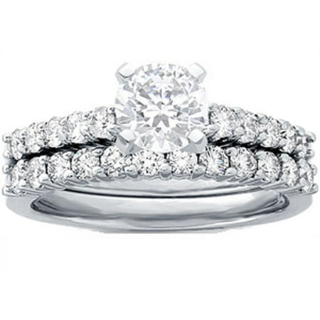 14k Gold Round Diamond Bridal Set Rings (2.95 cts.tw)