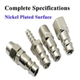 thumbnail image 4 of EU Air Hose Fittings Coupling Compressor Accessories Quick Release Fitting European standard Pneumatic Connector Rapidities, 4 of 5